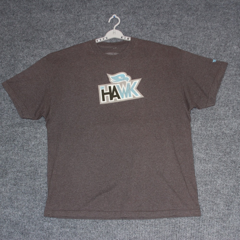 Y2K Tony Hawk Graphic T Shirt Mens XXL Brown Short Sleeve Skateboarding Skater